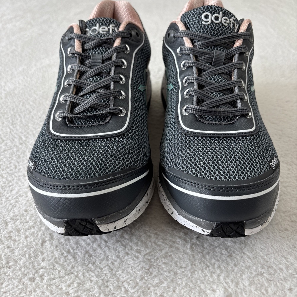 G-DEFY Womens 'Mighty Walk' Shoes Size 10.5 Gray/Pink Sneakers Comfort EUC - Picture 10 of 14